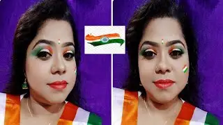 Indian Independence Day Makeup Look