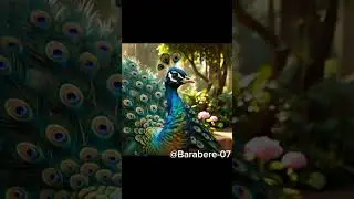 the peacock got lost#cute #animals #animation