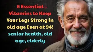 6 Essential Vitamins to Keep Your Legs Strong in Old Age. Wisdom of age