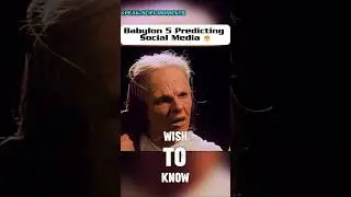 Babylon 5 Predicted Social Media | S04E22 #babylon5 #edit #90s #scifi #edit #socialmedia #fypシ