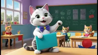 Emma Had a Tiny Cat | Fun Cat Song for Kids | Cute Kitty Adventure Nursery Rhyme