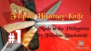 Blacksmithing Filipino Styled Fillet Knife 'Hinumay' | Made by Filipino Blacksmith-Panday!