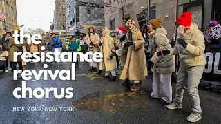 The Resistance Revival Chorus on Fifth Avenue