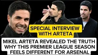 SPECIAL INTERVIEW WITH MIKEL ARTETA #arsenal #premierleague #football #gunners #soccer