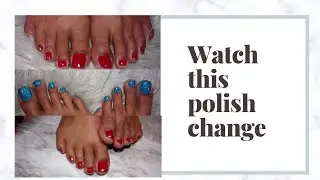 Watch me do a polish change on my toes