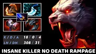 URSA Insane Killer No Death Unstoppable Rampage 7.39 Dota 2