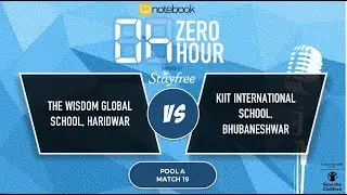 Notebook | Zero Hour Debate | powered by Stayfree | Match19
