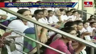 ఏపీ వ్యాప్తంగా జూనియర్ డాక్టర్ల సమ్మె సైరన్ | Junior Doctors Strike In AP | hmtv