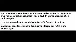 Quand prenons nous conscience de notre nature humaine
