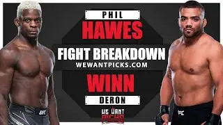 UFC Vegas 39: Phil Hawes vs. Deron Winn Predictions | Bets | DraftKings | Monkey Knife Fight