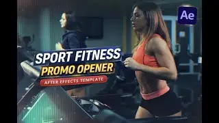 Fitness Promo Opener – Powerful Gym & Workout After Effects Template #gym #promo #video #template