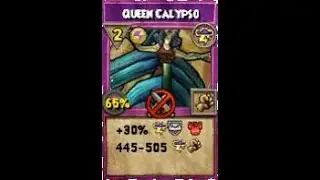 Training and casting the storm spell Queen Calypso in Wizard101!