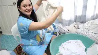How I Wash My Baby's Clothes | Yellow Stain Removal | BTS Maternity Shoot #ftm #soontobemom