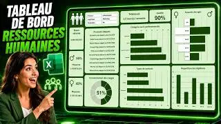 Créer un tableau de bord RH intéractif sur EXCEL