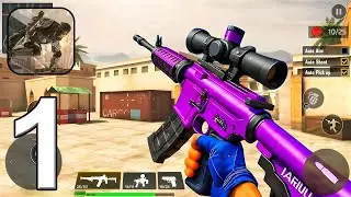 Fire Sniper Cover: FPS Offline - Gun Strike Game Android Gameplay - Part 1