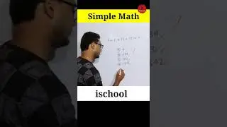 1+11+111+1111=? Simple Math #ischool #shorts #imransir