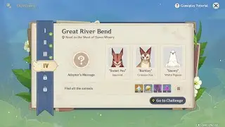 Great River Bend | Pet event | Genshin Impact