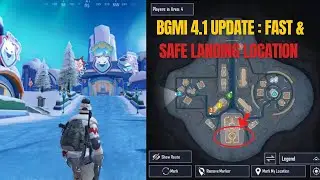 🔥 BGMI 4.1 UPDATE: FAST & SAFE LANDING LOCATION 😱 | OP Tips & Tricks 🛬💥 | EASY EARLY KILLS 💀🔥#bgmi