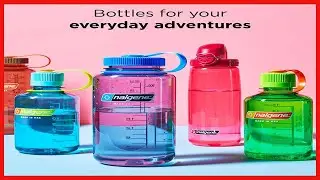 Nalgene Grip 'n Gulp Bottle, Pink Elephant, 12oz