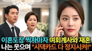 이혼 도장 찍자마자 재혼한 전 남편과 여회계사, 나는 시댁 블랙카드부터 정지시켰다