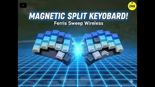 The Ultimate Magnetic Split Keyboard! 🧲 Ferris Sweep Wireless Build