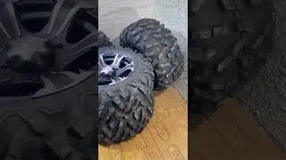 Разноширокие колеса для квадроцикла: Maxxis Bighorn 2.0 27x9-14 и 27х11-14, диски ITP SS 312
