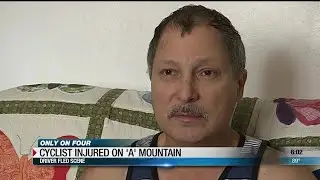 Injured cyclist hoping driver will come forward after 'A' Mountain crash