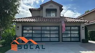 New Full-View Glass Garage Doors In Laguna Niguel, CA | SoCal Garage Door Repair Inc.