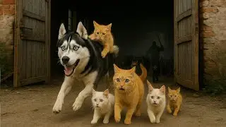 The Story of the Missing Mama Cat and the Rescue Journey of Her Kitten and Kind Dog 🐱🐶