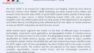LiDAR Market Overview, Trends & International Forecast to 2018