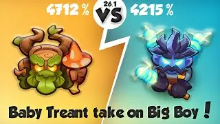 Lvl 9 TREANT (4712%) Beats Max Tesla (4215%)! PVP Rush Royale