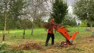 9 horse power wood chipper