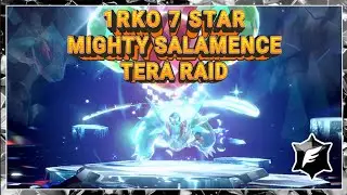 7 star mighty Salamence tera raid 1RKO with Miraidon Maushold Alcremie and Stonjourner in Pokemon SV