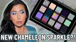 The NEW SAPPHIRE SELENE palette from Adept Cosmetics is here! | Comparisons, Swatches, Tutorial