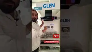 Glen 3 ft Automatic Chimney #bijlibazaar #jammu #electronics #showroom #shorts #youtubeindia
