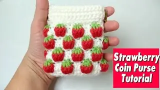 How to Crochet Strawberry Coin Purse 