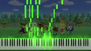 Animal Crossing: New Horizons Theme - Piano Tutorial (EPIC 4K HD COVER)