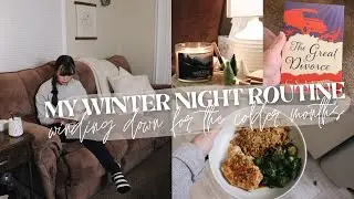 WINTER NIGHT ROUTINE | slowing down and making new habits
