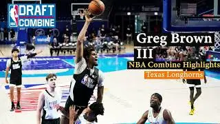 Texas Longhorns Freshman Standout Greg Brown III 2021 NBA Combine Highlights | New Orleans Pelicans