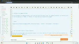 Python exception logging module