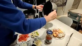 第一次做海鮮燉飯，試用特福萬用鍋