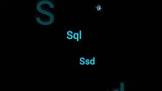 Sql | Ssd | the fast enter #shorts