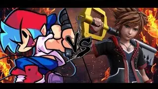 (SSBU) - Boyfriend VS. Sora (2HOT BF MIX WITH LYRICS by @NicoisNXXT  )