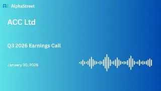 ACC Ltd Q3 FY2025-26 Earnings Conference Call