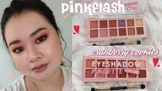 PINKFLASH Pink Dessert 12 shades Eyeshadow Palette | cranberry inspired