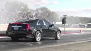2009 Cadillac CTS-V 1/4 mile Drag Racing