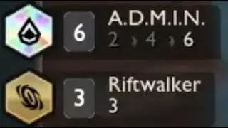 Riftwalker Jhin and Camille 3 Star but they also have the perfect 6 Admin Bonus
