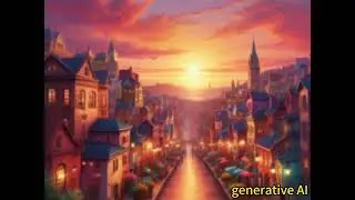 city ​​street at sunset01 / Night lofi playlist &bull; Lofi music / Chill beats to relax