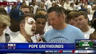 Pope HS gets TOTW Hand Trophy
