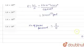 How many photons are emitted per second by a 5 mW laser source operating at 632.8 nm?